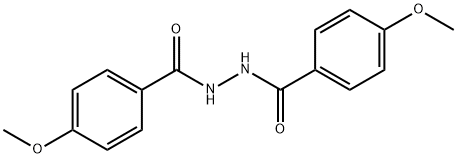 1,2-Bis(4-methoxybenzoyl)hydrazine 结构式