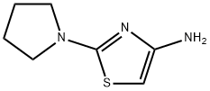 2-(吡咯烷-1-基)噻唑-4-胺 结构式