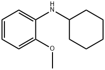 N-环己基-2-甲氧基苯胺 结构式