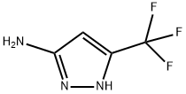 3-氨基-5-三氟甲基吡唑 结构式