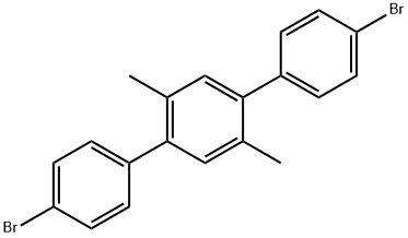 2,5-BIS(4-BROMOPHENYL)-P-XYLENE 结构式