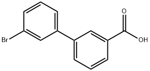 3'-溴联苯-3-羧酸 结构式