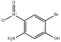 5-AMINO-2-BROMO-4-NITROPHENOL 结构式