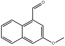 3-Methoxynaphthalene-1-carboxaldehyde 结构式