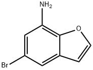 5-BROMOBENZOFURAN-7-AMINE 结构式