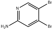 4,5-二溴吡啶-2-胺 结构式