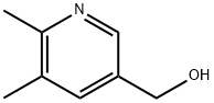 (5,6-二甲基吡啶-3-基)甲醇 结构式