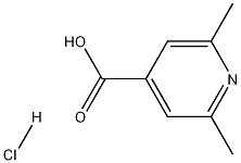 2,6-二甲基异烟酸盐酸盐 结构式