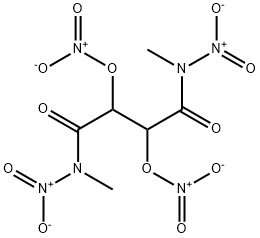 N,N'-Dimethyl-N,N'-dinitro-tartramide dinitrate 结构式