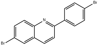 6-bromo-2-(4-bromophenyl)quinoline 结构式