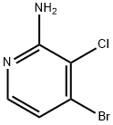 4-溴-2-氨基-3-氯吡啶 结构式