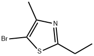 2-乙基-4-甲基-5-溴噻唑 结构式