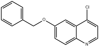 6-(BENZYLOXY)-4-CHLOROQUINOLINE 结构式