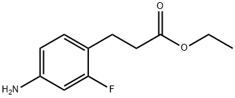 3 -(4 -氨基-2 -氟 -苯基)- 丙酸乙酯 结构式