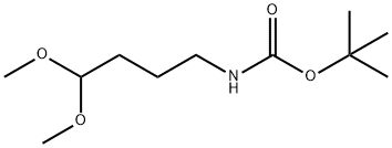 Carbamic acid, (4,4-dimethoxybutyl)-, 1,1-dimethylethyl ester (9CI) 结构式