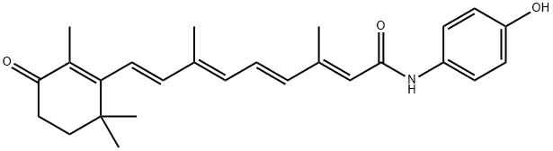 4-氧代维甲酰酚胺 结构式