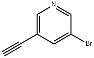 3-溴-5-乙炔基吡啶 结构式