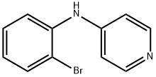 4-(2-bromoanilino)pyridine 结构式