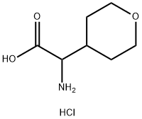 2-氨基-2-(四氢-2H-吡喃-4-基)乙酸 结构式