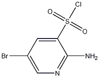 2-氨基-5-溴吡啶-3-磺酰氯 结构式