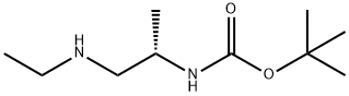(R)-(1-(乙基氨基)丙-2-基)氨基甲酸叔丁酯 结构式