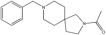 Ethanone, 1-[8-(phenylmethyl)-2,8-diazaspiro[4.5]dec-2-yl]- 结构式