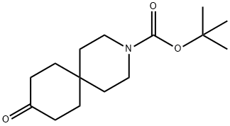 3-BOC-9-氧代-3-氮杂螺[5.5]十一烷 结构式