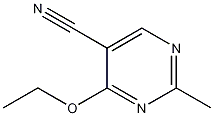 4-乙氧基-2-甲基嘧啶-5-甲腈 结构式