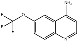 4-AMINO-6-TRIFLUOROMETHOXYQUINOLINE 结构式