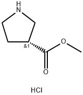 (R)-吡咯烷-3-甲酸甲酯 HCL 结构式