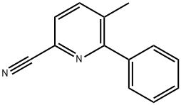 2-Cyano-5-methyl-6-phenylpyridine 结构式