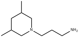 3-(3,5-二甲基-哌啶-1-基)-丙胺 结构式