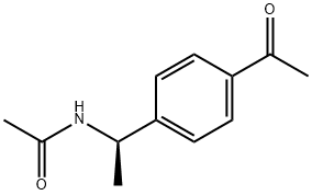 N-[(1R)-1-(4-Acetylphenyl)ethyl]acetamide 结构式
