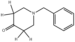 N-Benzyl-4-piperidone-d4 结构式