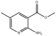 2-氨基-5-甲基烟酸甲酯 结构式