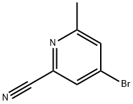 4-溴-2-氰基-6-甲氧基吡啶 结构式