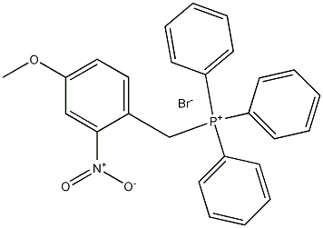 [(4-Methoxy-2-nitrophenyl)methyl]triphenyl-phosphonium Bromide 结构式