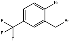 2-溴-5-三氟甲基苄溴 结构式