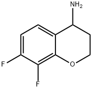 7,8-二氟苯并二氢吡喃-4-胺 结构式