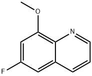 6-FLUORO-8-METHOXYQUINOLINE 结构式