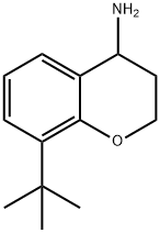 8-叔丁基苯并二氢吡喃-4-胺 结构式