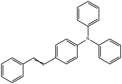 二苯基(4-苯乙烯基苯基)胺 结构式