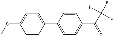 2,2,2-TRIFLUORO-1-(4'-(METHYLTHIO)-[1,1'-BIPHENYL]-4-YL)E 结构式