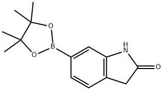 2-氧代吲哚啉-6-硼酸频哪醇酯 结构式