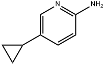 5-环丙基吡啶-2-胺 结构式