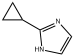 2 -环丙基-1H -咪唑 结构式