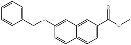 methyl 7-(benzyloxy)-2-naphthoate 结构式