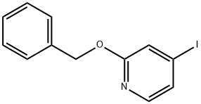 2-(苄氧基)-4-碘吡啶 结构式