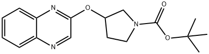 tert-butyl 3-(quinoxalin-2-yloxy)pyrrolidine-1-carboxylate