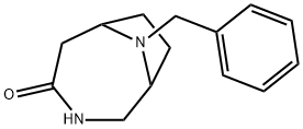 9-苄基-3,9-二氮杂-双环[4.2.1]壬-4-酮 结构式